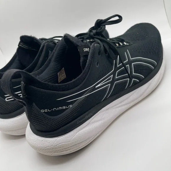 ASICS Men's Black Running Shoes Sz13 Wide - Picture 7 of 8